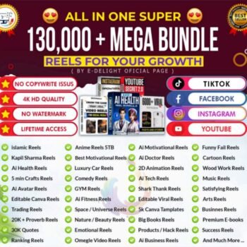 13000 Non Copyright Reels Bundle for Monetization